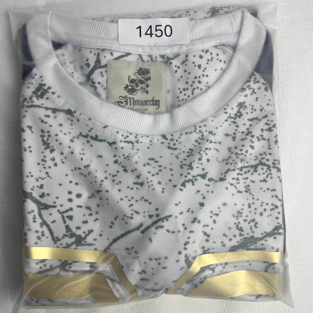 Monarchy Collection Sweatshirt Mens Large (L) Gold Foil Legend 23 Raglan Marble - Picture 9 of 9